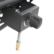 Barbacoa portátil de gas con zona de cocción negra V3787 Vetonek