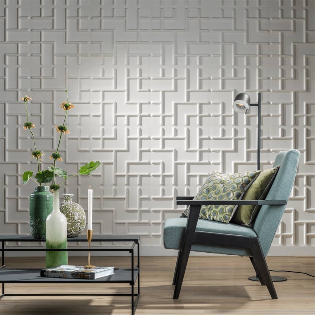 Vetonek Paneles de pared 3D 24 uds GA-WA16 diseño Tetris