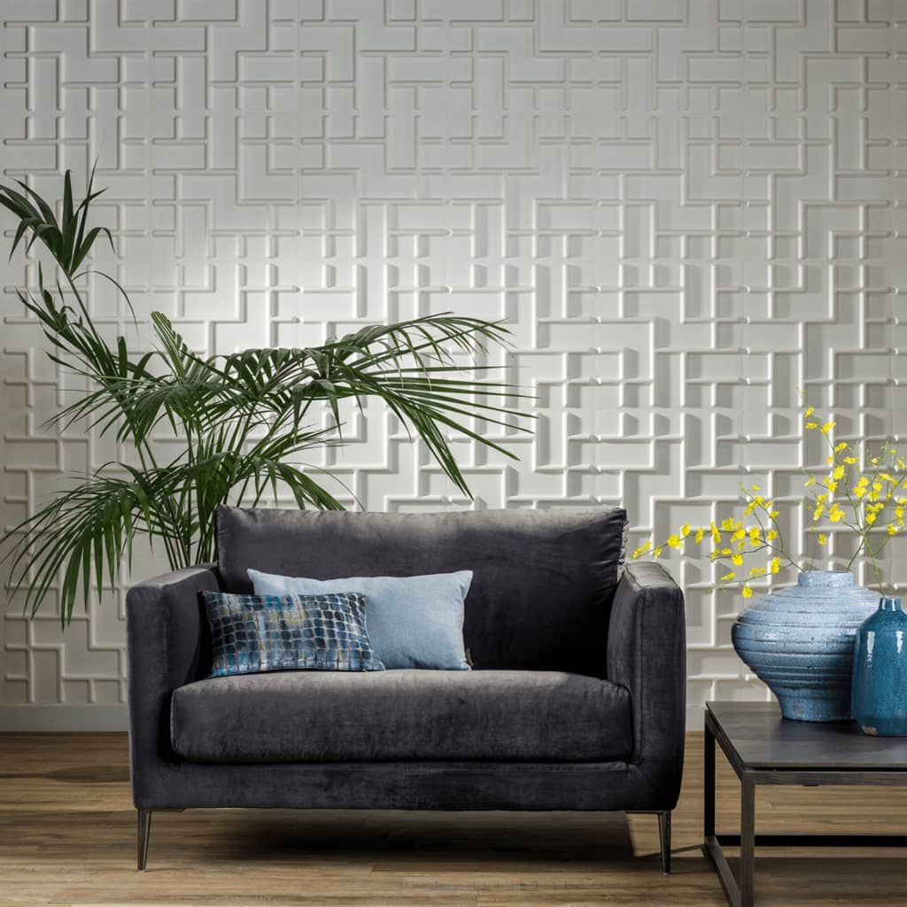 VicArt Paneles de pared 3D 24 uds GA-WA16 diseño Tetris vidaXL