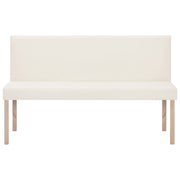 Synthetic leather bench 139.5 cm cream color V9345 Vetonek