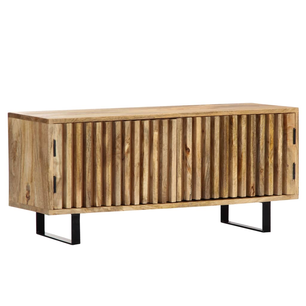 Mueble para TV madera maciza de mango 90x30x40 cm vidaXL