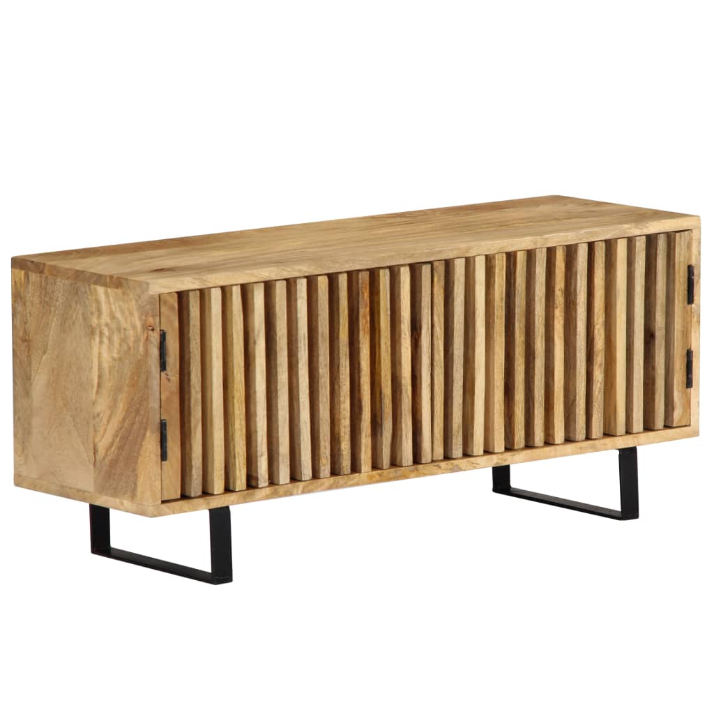 Mueble para TV madera maciza de mango 90x30x40 cm vidaXL