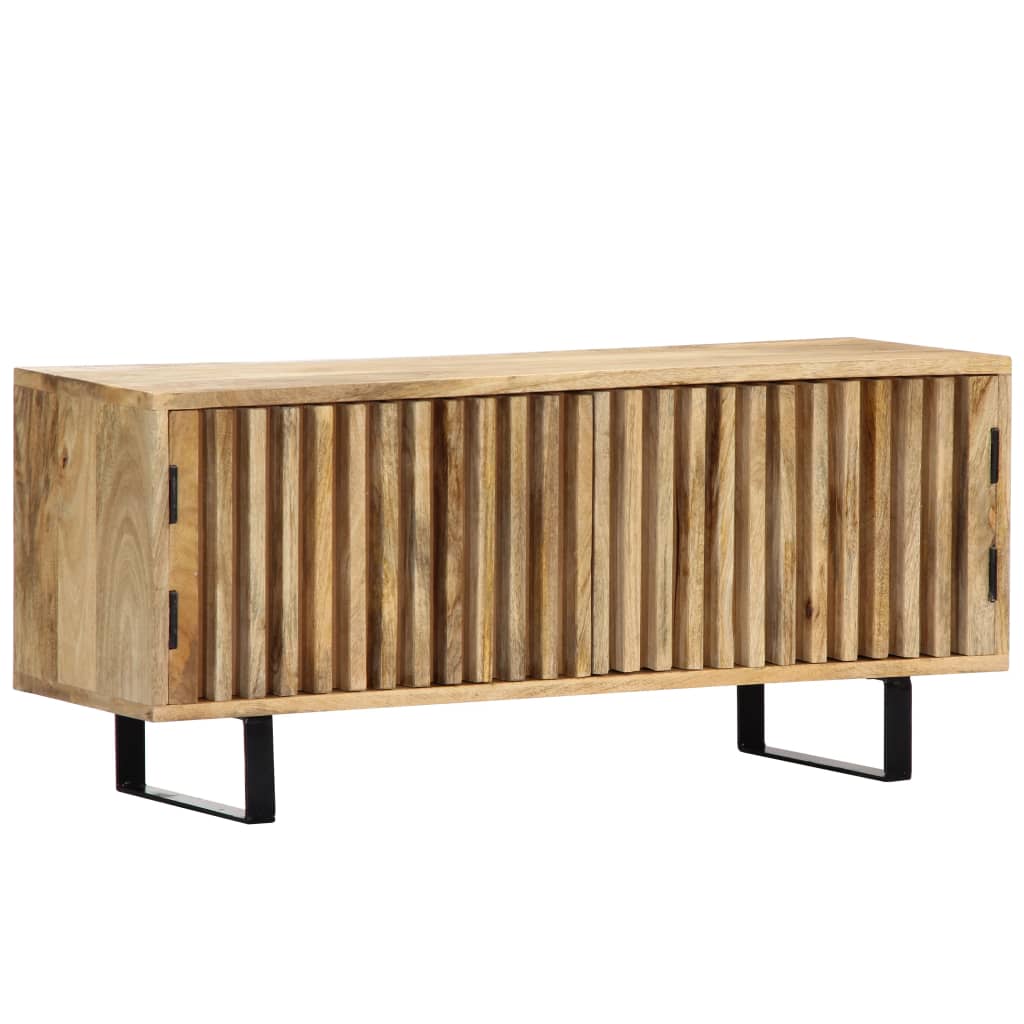 Vetonek Mueble para TV madera maciza de mango 90x30x40 cm