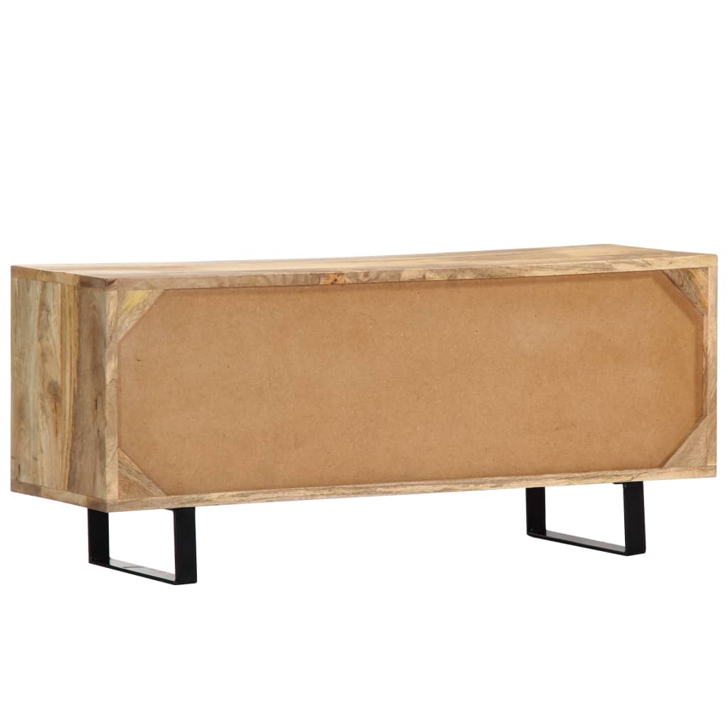 Mueble para TV madera maciza de mango 90x30x40 cm vidaXL