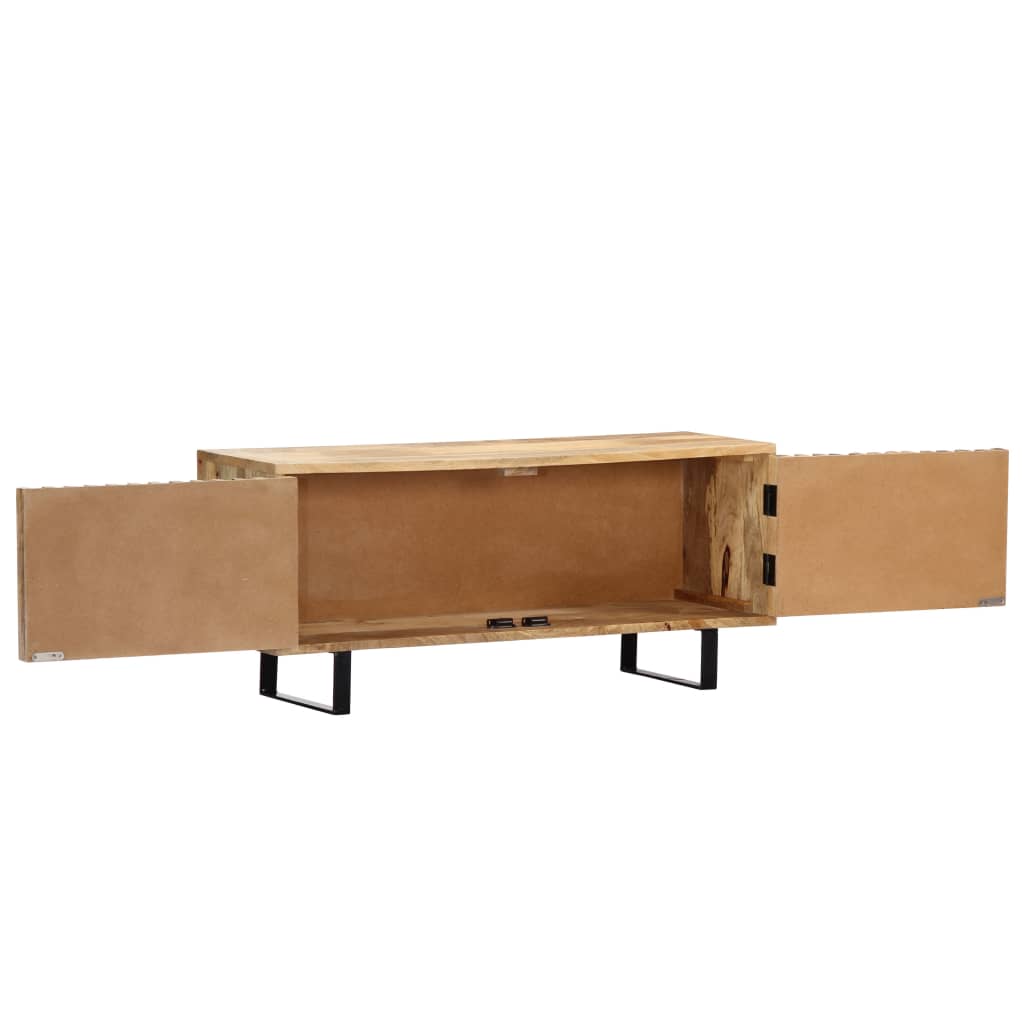 Mueble para TV madera maciza de mango 90x30x40 cm vidaXL