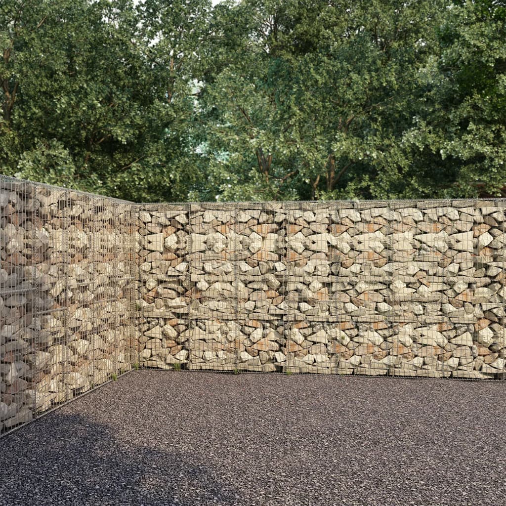 Vetonek Muro de gaviones con cubiertas acero galvanizado 600x30x200 cm