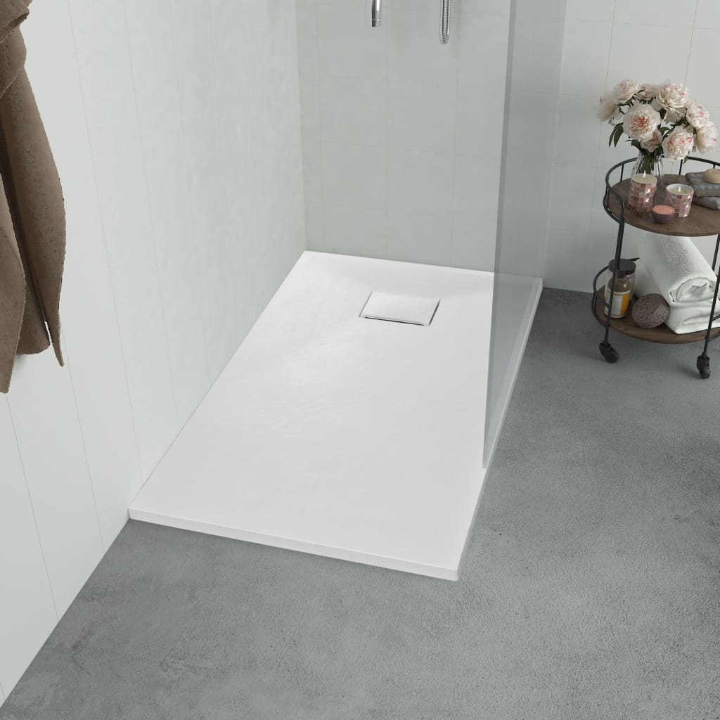 Vetonek Plato de ducha SMC blanco 80x80 cm