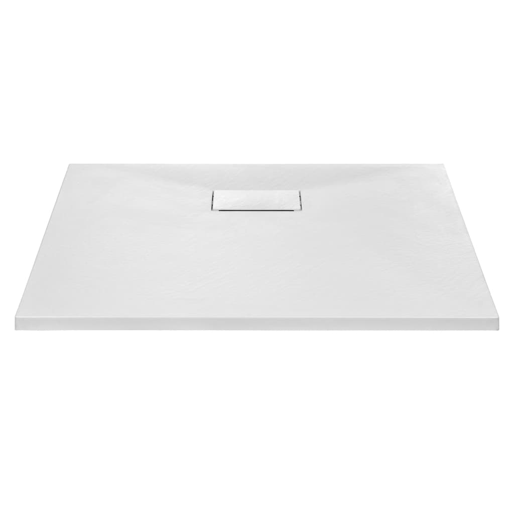 Plato de ducha SMC blanco 90x80 cm