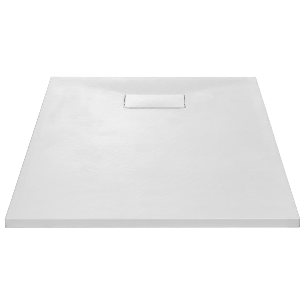 Plato de ducha SMC blanco 120x70 cm