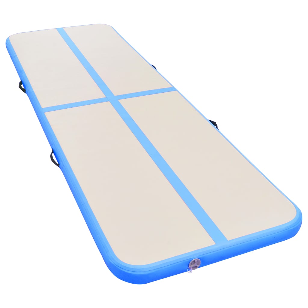 Ginnastica della pompa gonfiabile sterilla 300x100x10 cm in PVC blu