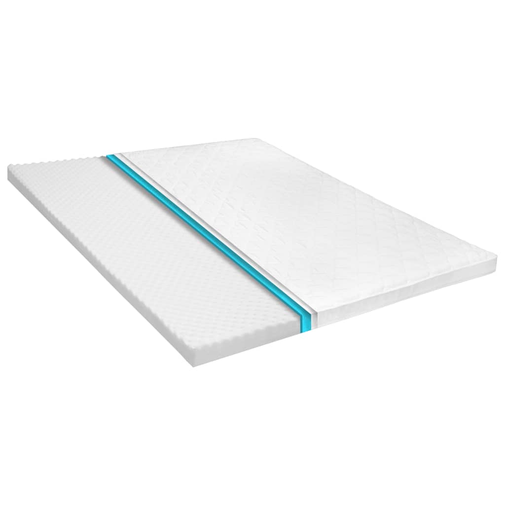 Vetonek Sobrecolchón 140x200 cm espuma de gel frio 6 cm perfil huevo