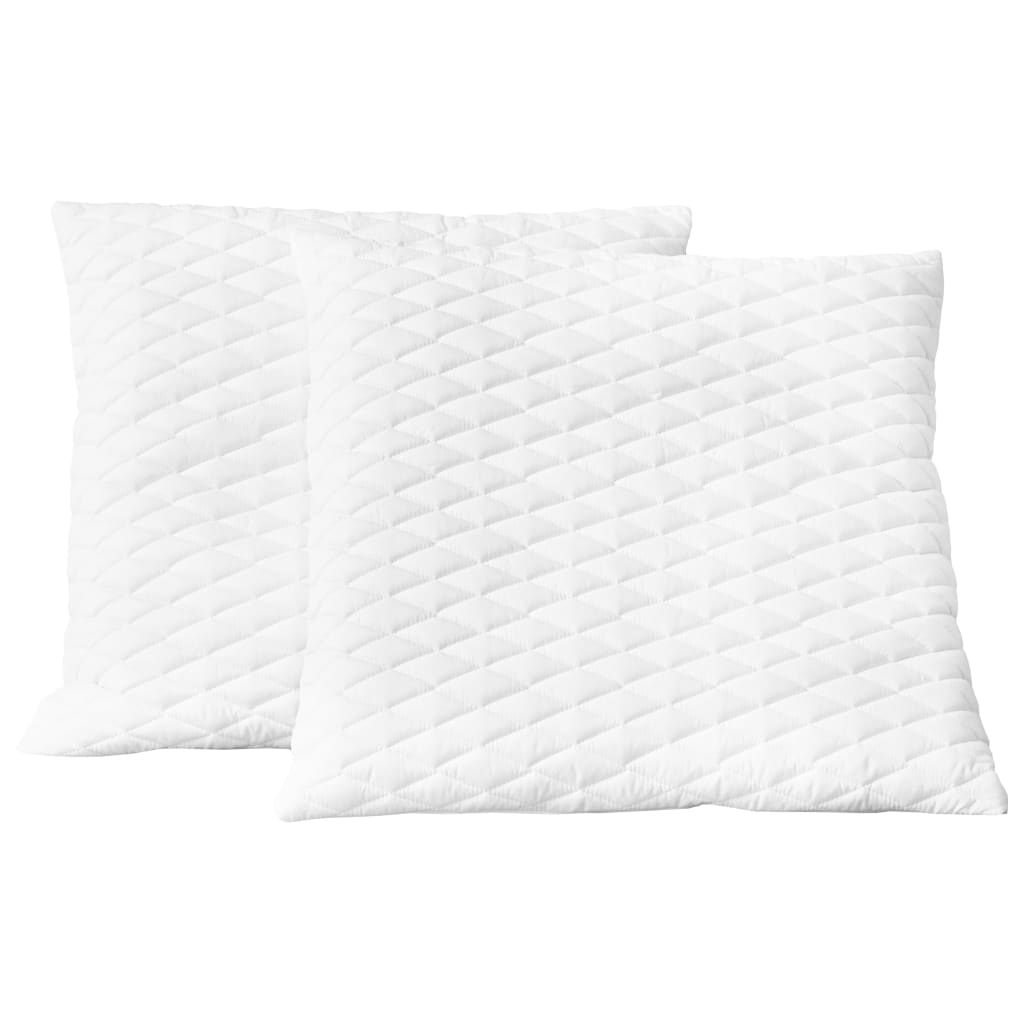 Almohadas 2 unidades de espuma viscoelástica 80x80x14 cm