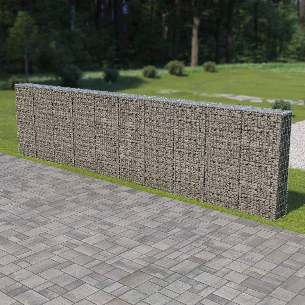 Vetonek Muro de gaviones con cubiertas acero galvanizado 600x30x150 cm