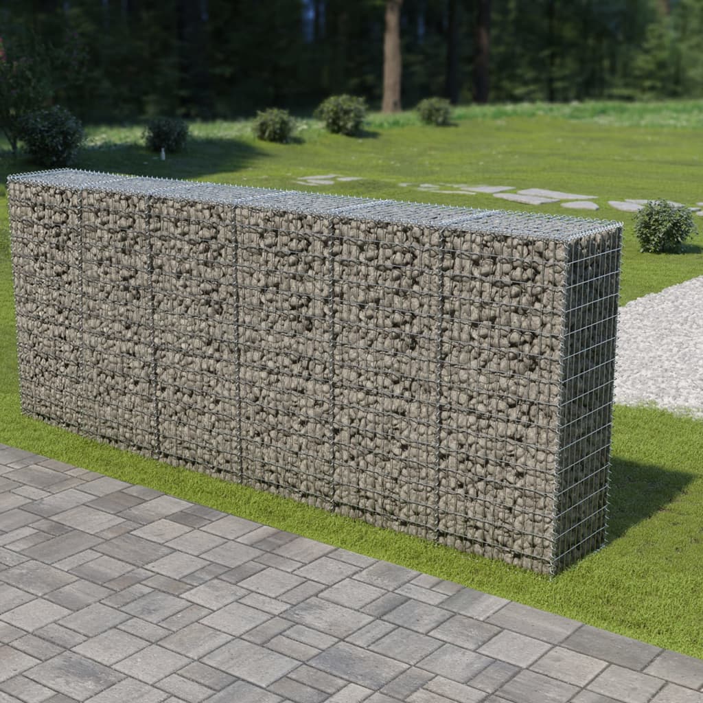 Vetonek Muro de gaviones con cubiertas acero galvanizado 300x50x150 cm