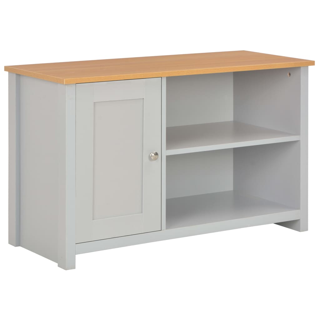 Vetonek Mueble para el televisor gris 95x39x58 cm