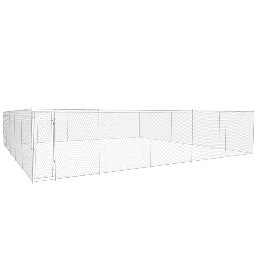 Vetonek Perrera de exterior de acero galvanizado 950x950x185 cm