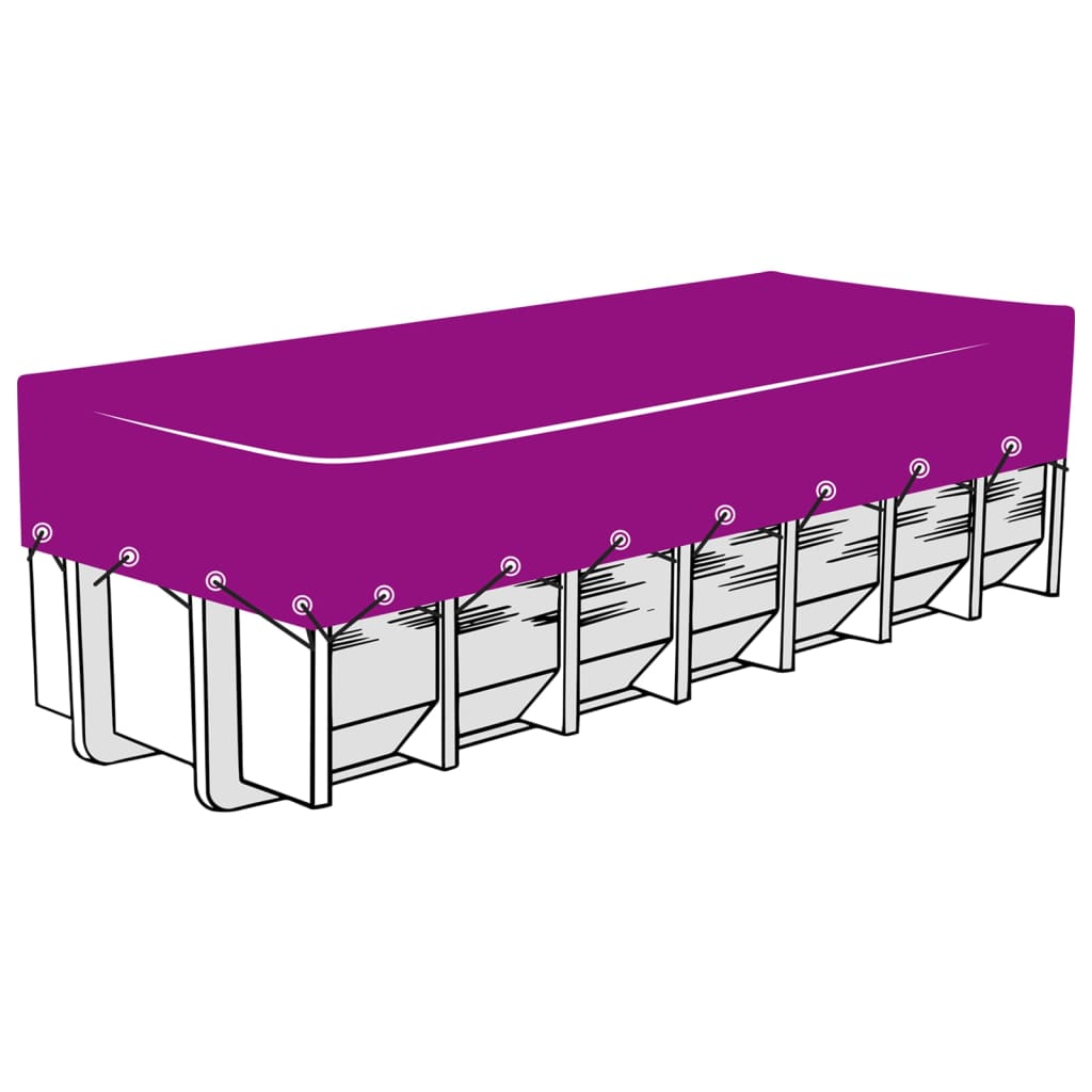 Rede para contêiner de transporte HDPE preto 3,5x6 m