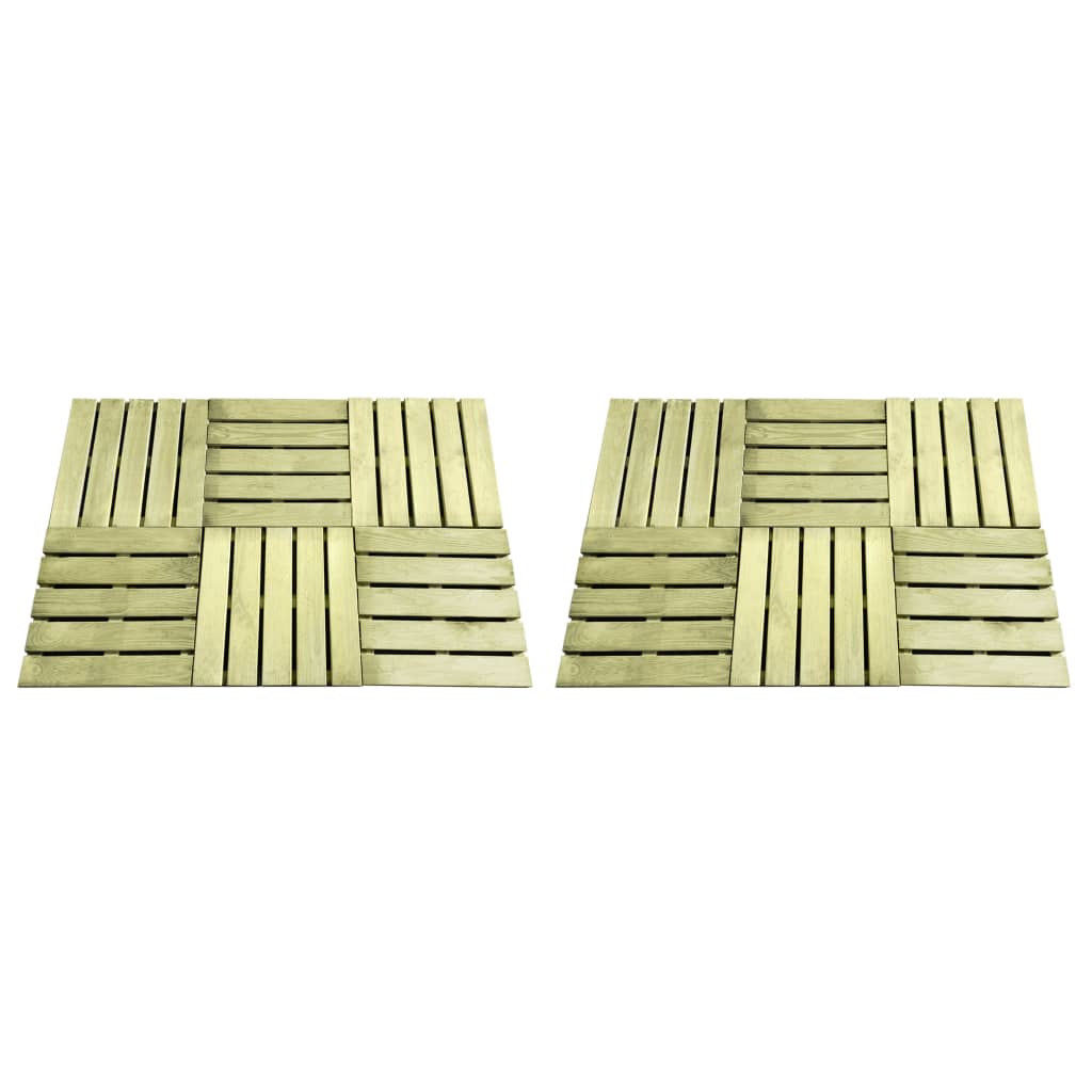 Porch tiles 12 units green wood 50x50 cm v9164 Vetonek
