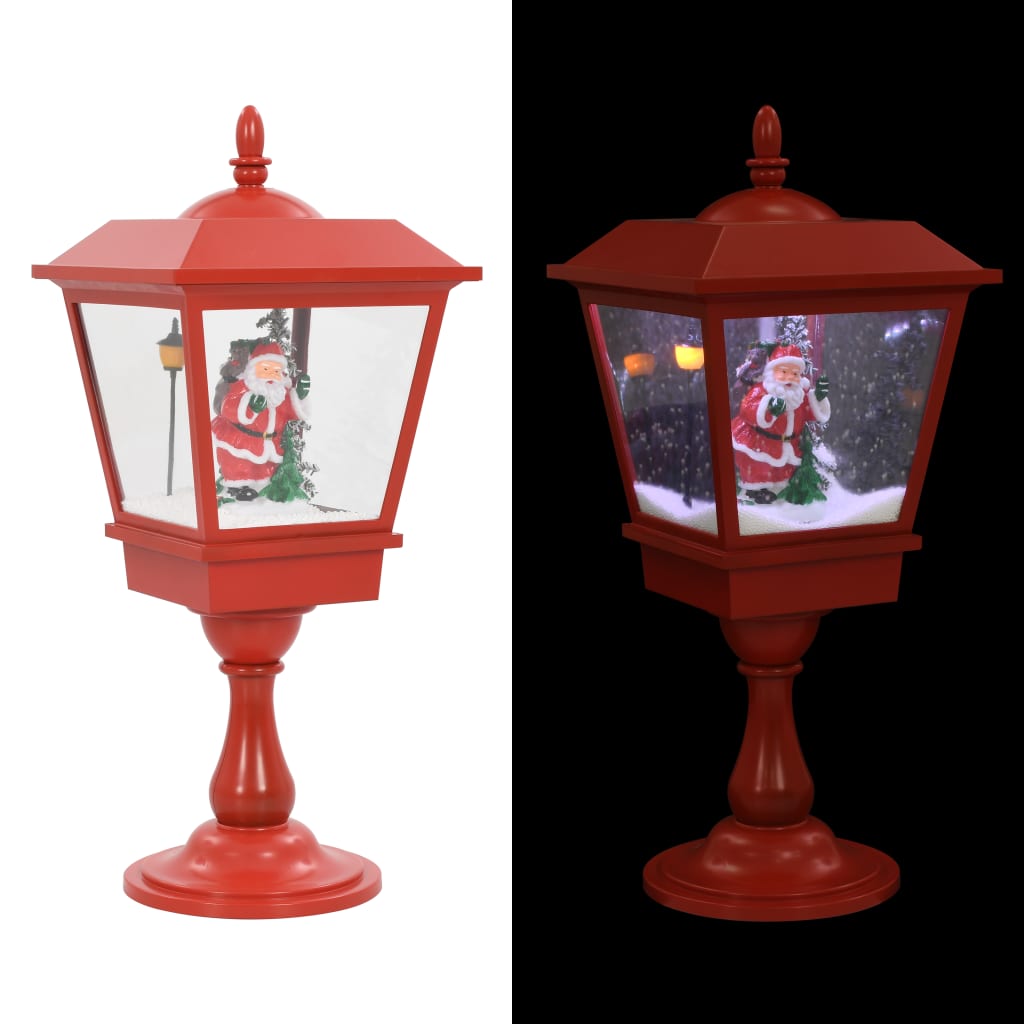 Vetonek Farol de Navidad con base Papá Noel y LED 64 cm