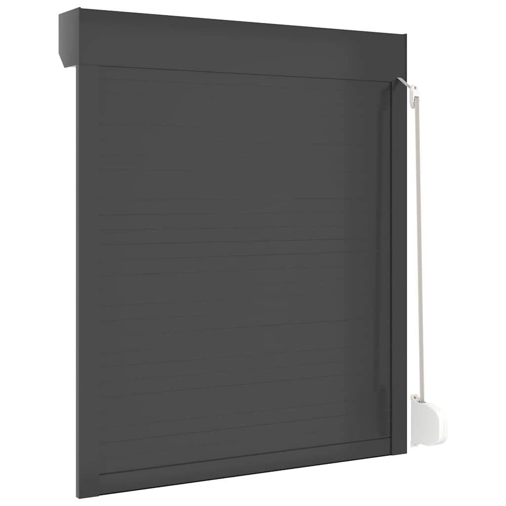 Persiana de aluminio gris antracita 100x120 cm - Vetonek