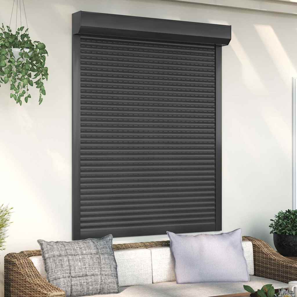 Vetonek Persiana de aluminio gris antracita 120x150 cm