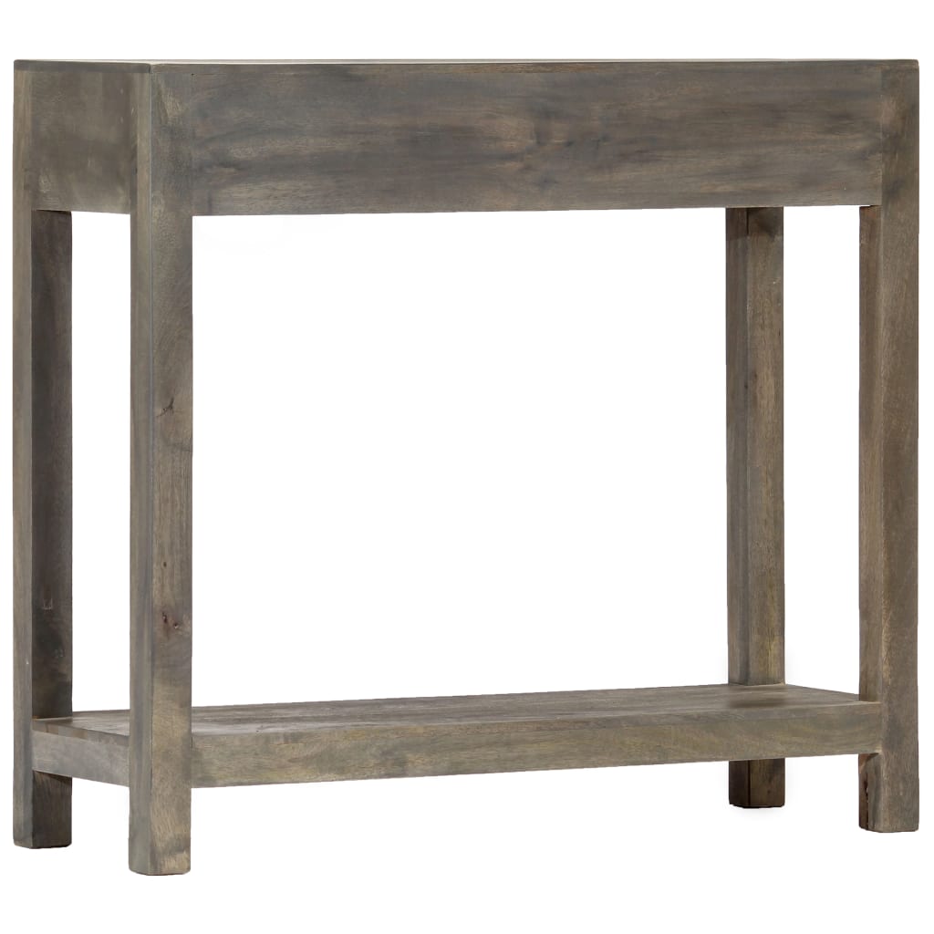 Console en bois gris mangue 86x30x76 cm