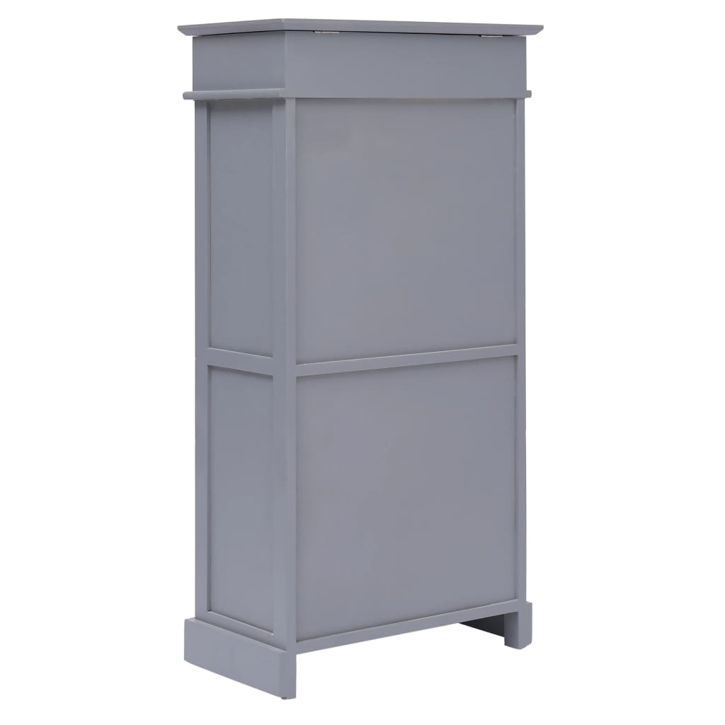 Grigio Paulownia Wooden Zapater Mobili 50x28x98 cm