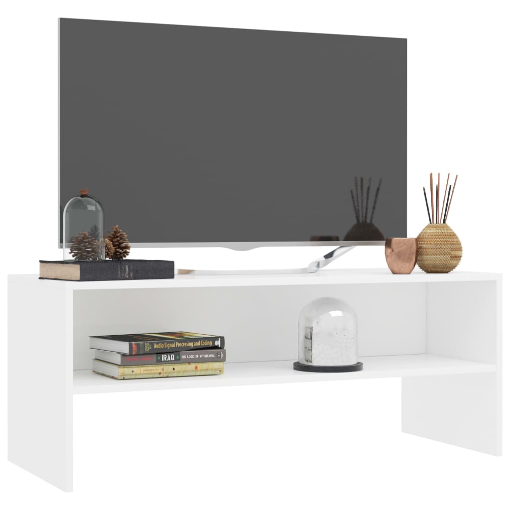 Mueble para TV madera blanco 100x40x40 cm vidaXL