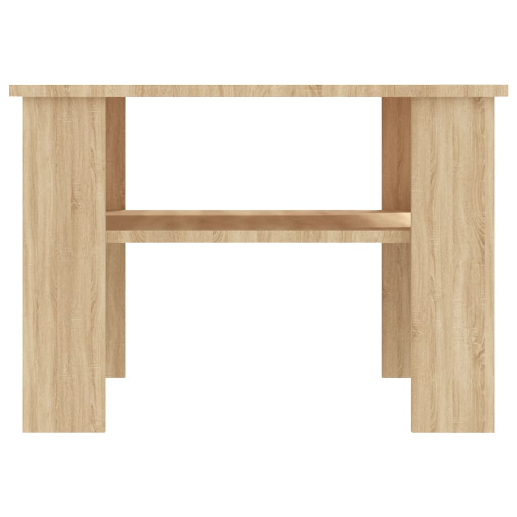 Mesa de centro madera roble Sonoma 60x60x42 cm vidaXL