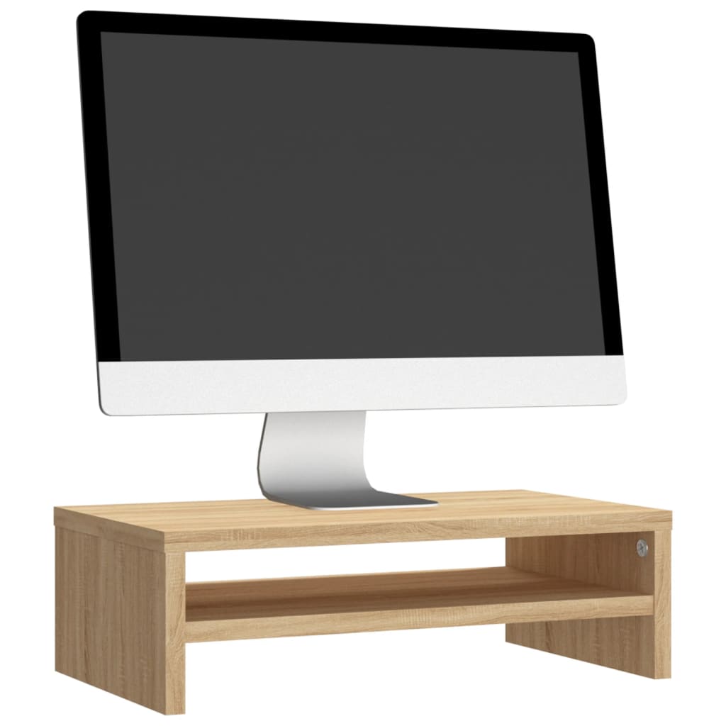 Soporte de monitor madera roble Nexus 42x24x13cm vidaXL