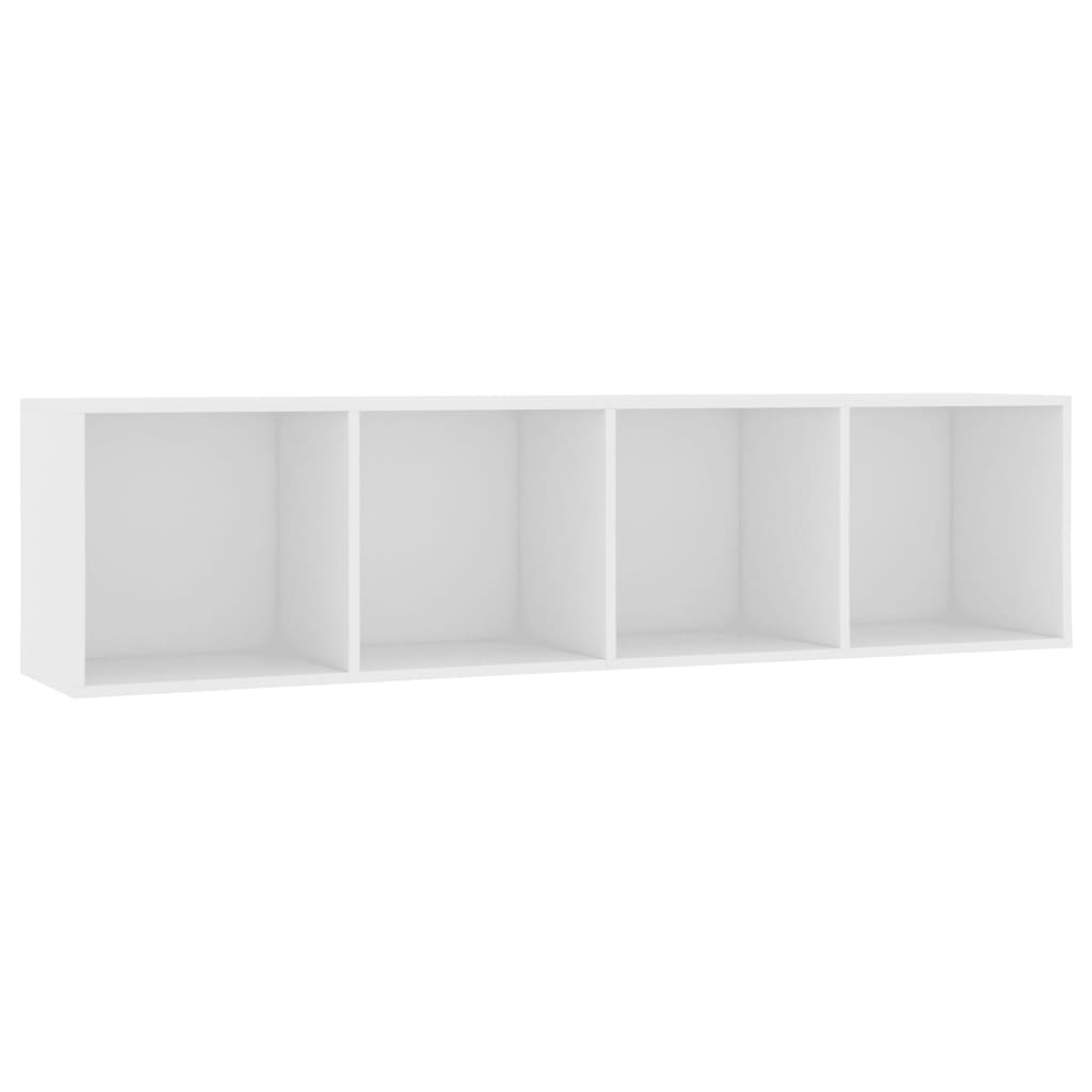 Estantería/mueble para TV blanco 143x30x36 cm - Vetonek