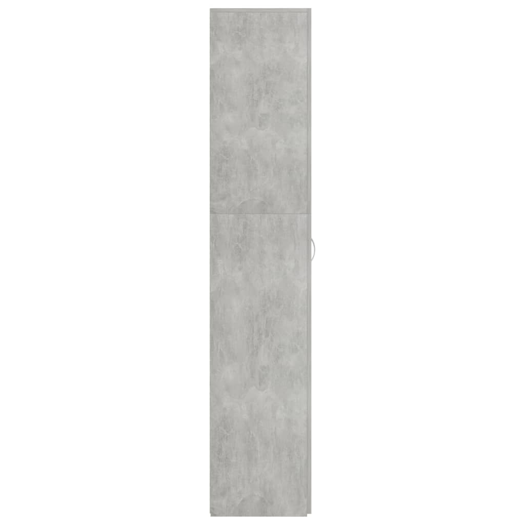 Mueble zapatero madera gris 80x35,5x180 cm - Vetonek