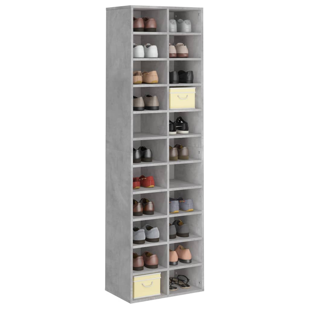 Gray gray shoe cabinet 80x35,5x180 cm