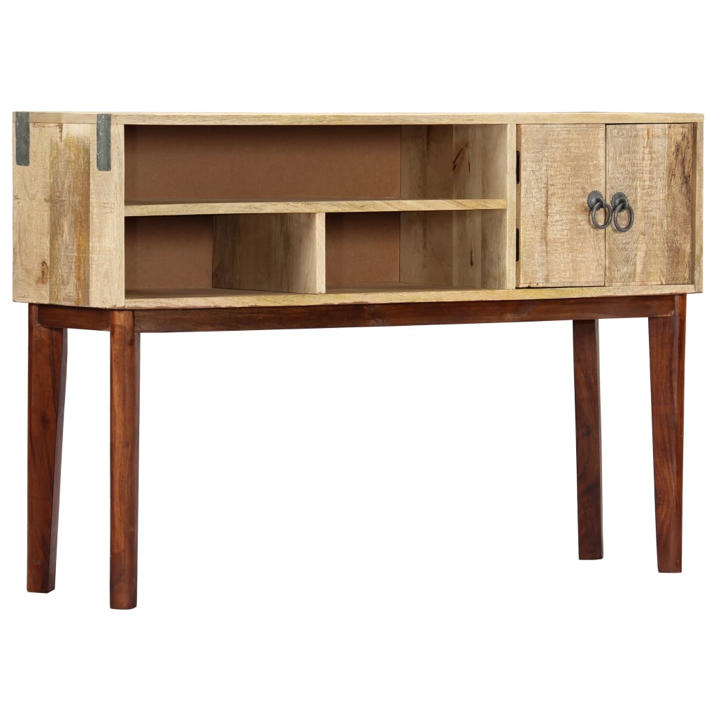 Vetonek Mesa consola de madera maciza de mango rugosa 115x30x76 cm