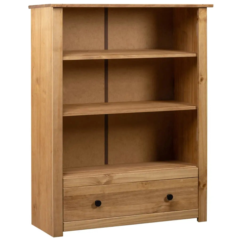 Vetonek Librería de madera maciza de pino estilo Panamá 80x35x110 cm