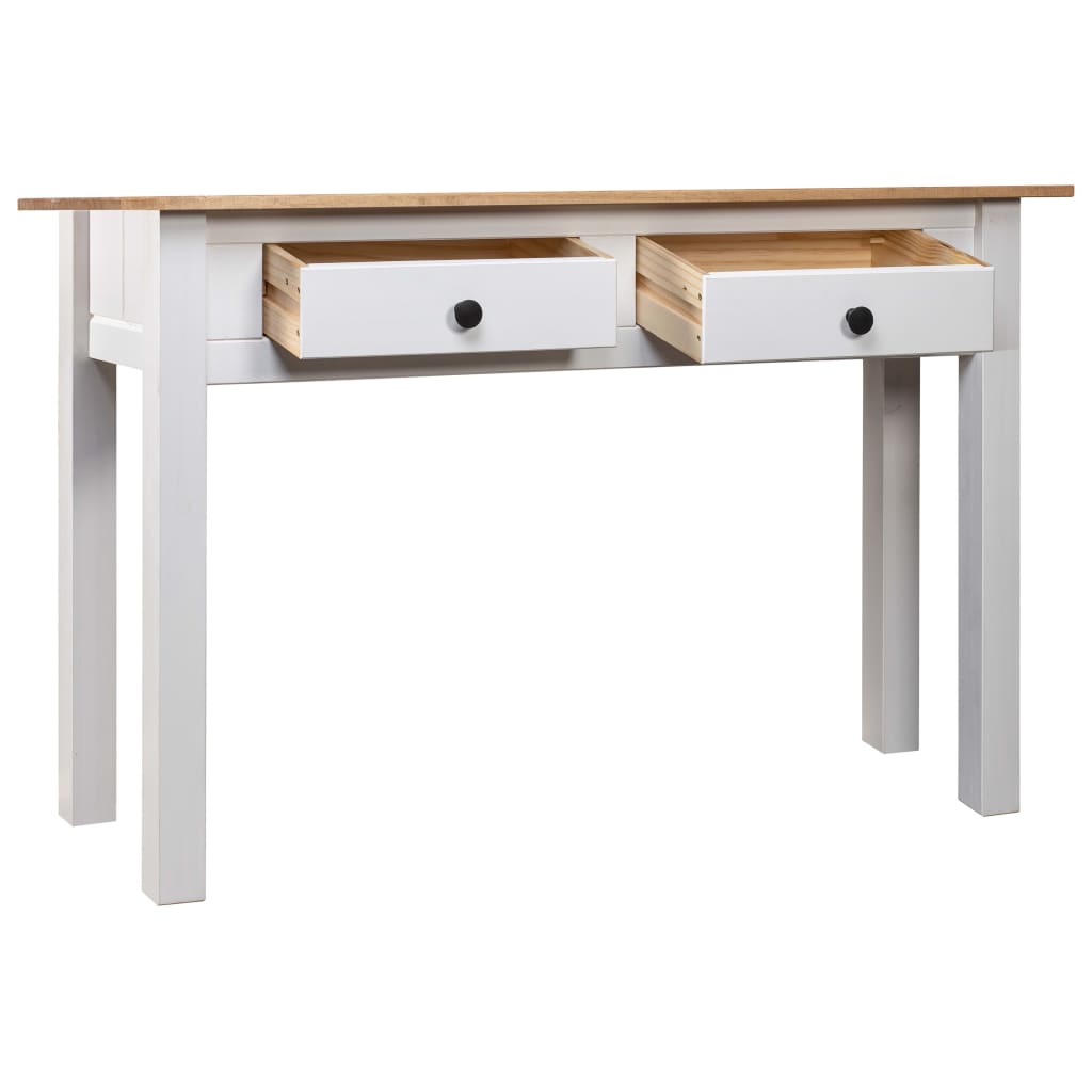 Maciza Wood Console Pine Pino White 110x40x72cm