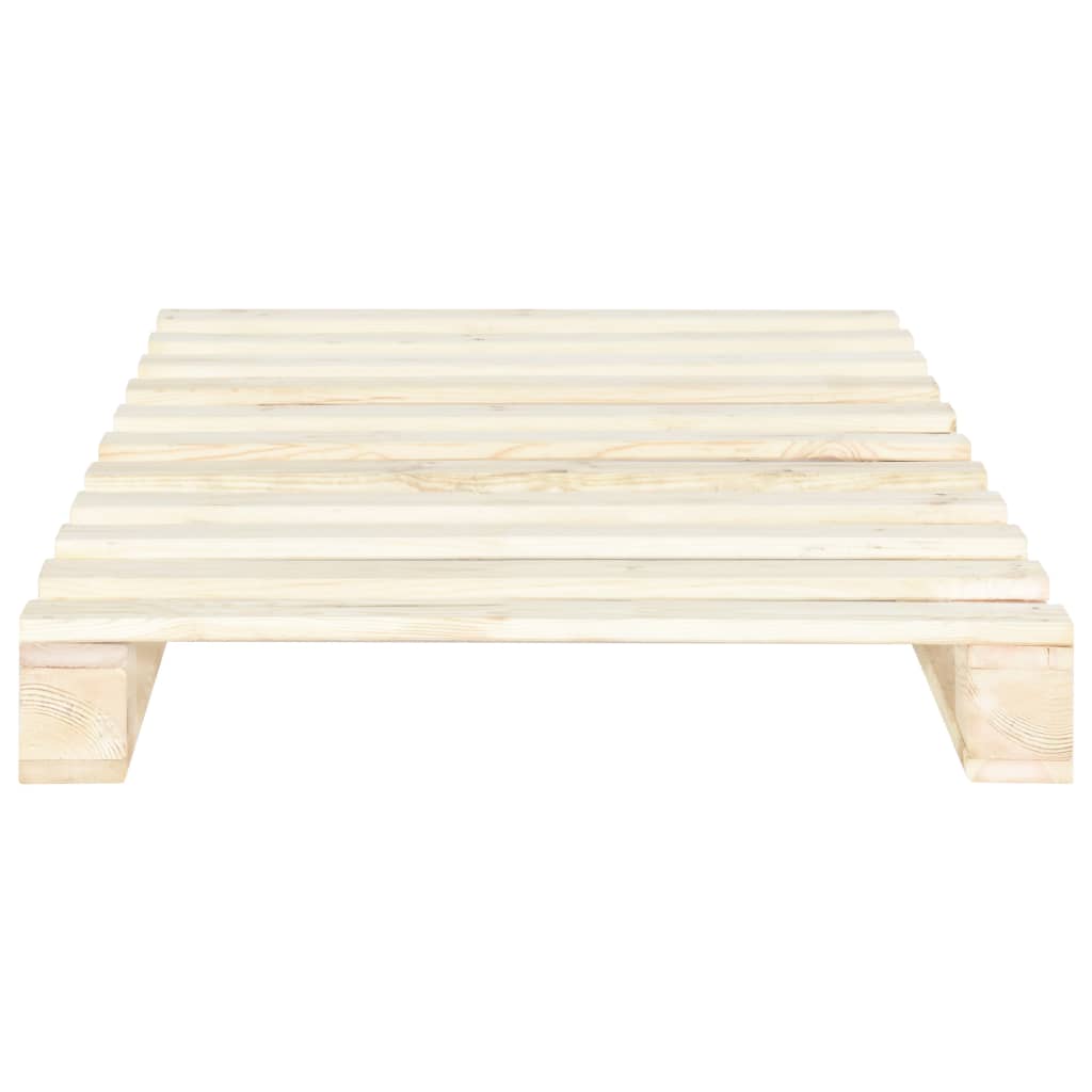 Estructura cama palets sin colchón madera maciza pino 100x200cm vidaXL