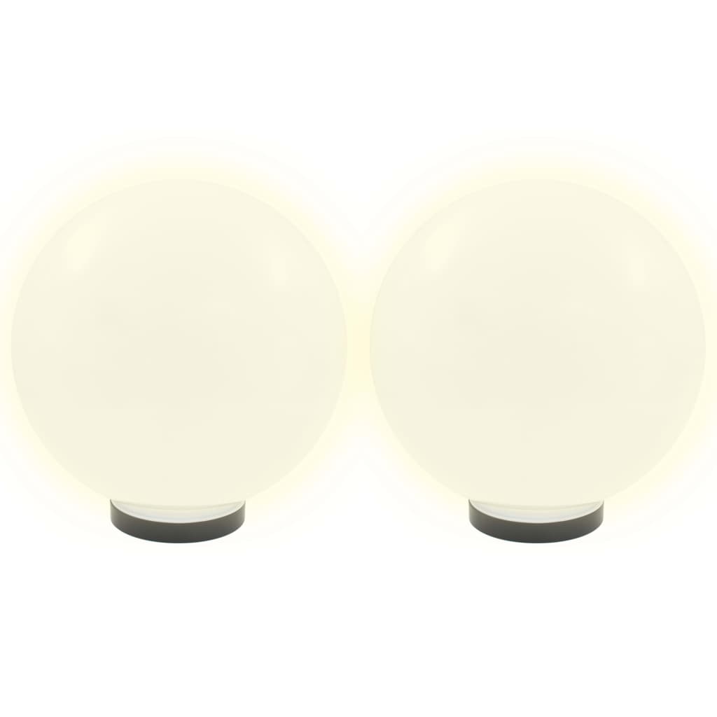 Lampes à balle LED 4 unités sphériques pmma 30 cm