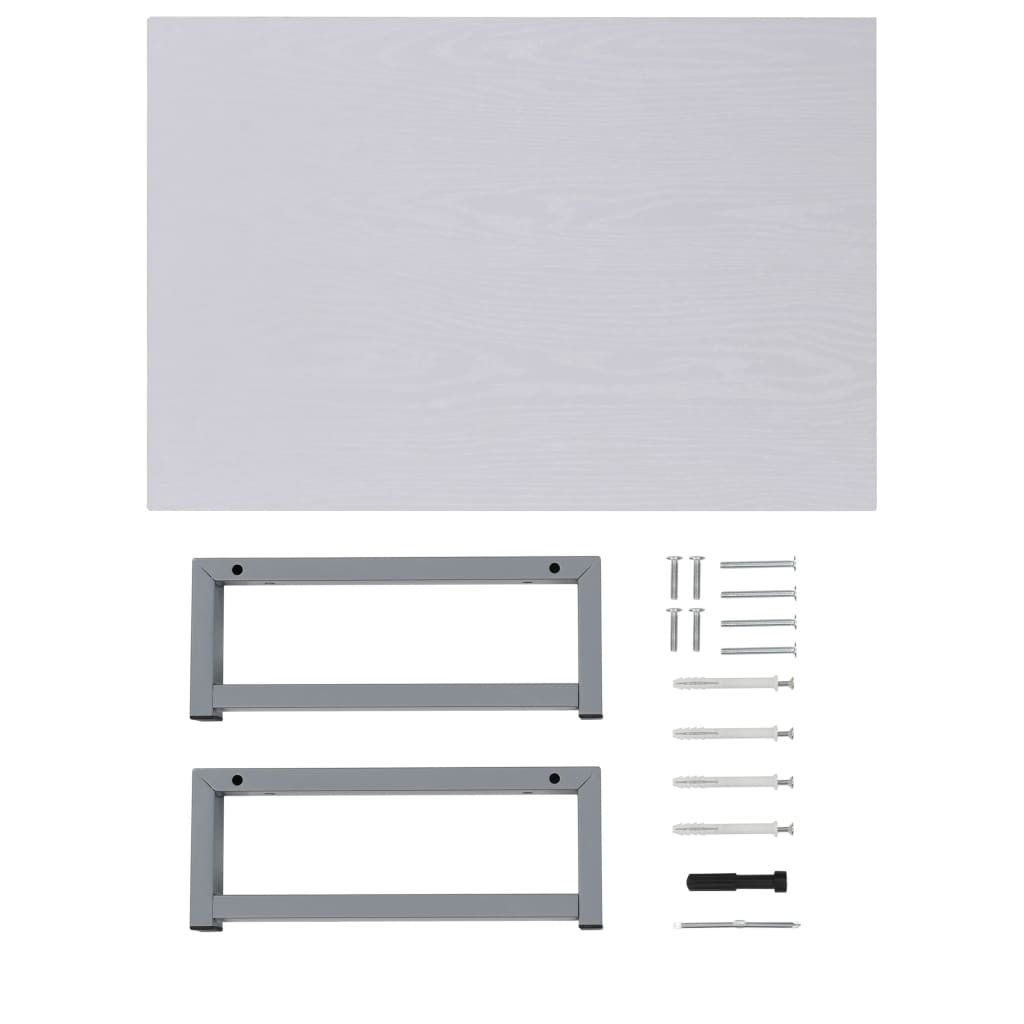 Mueble de cuarto de baño blanco 60x40x16,3 cm - Vetonek