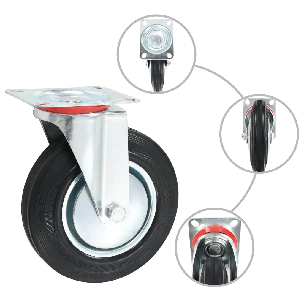 Rotating wheels 32 units 200 mm