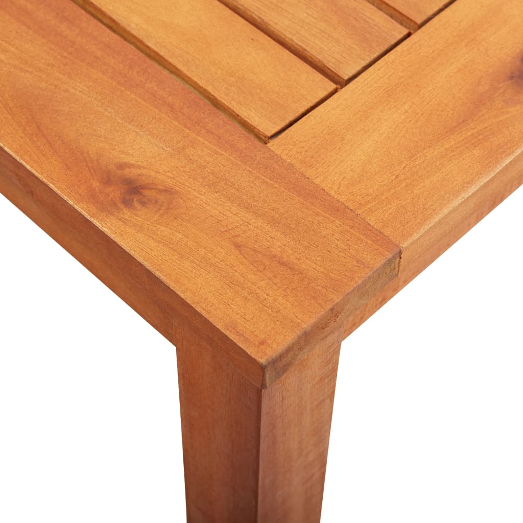 Mesa de jardín madera maciza de acacia 215x90x74 cm vidaXL