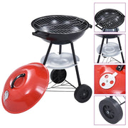 Barbacoa de carbón portátil con ruedas xxl 44 cm v9238 Vetonek