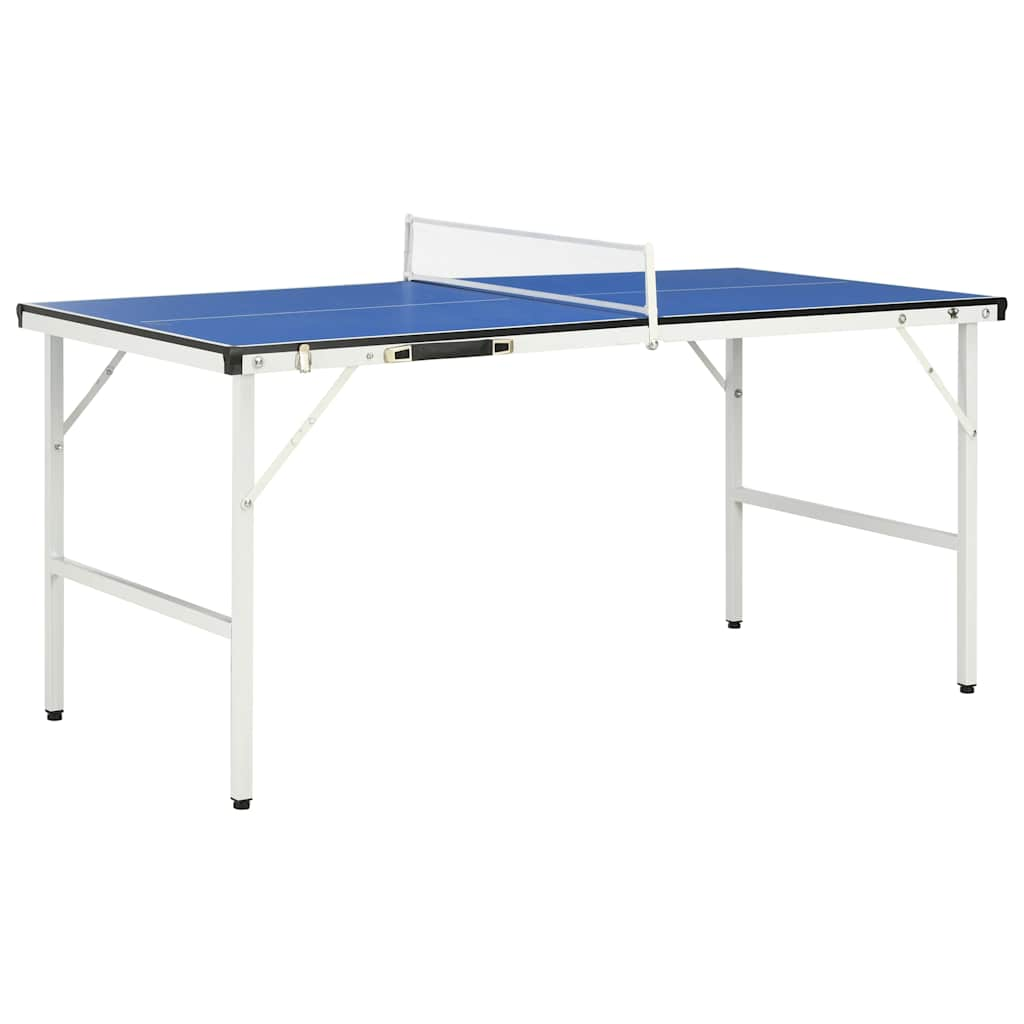 Vetonek Mesa de ping pong con red azul 152x76x66 cm