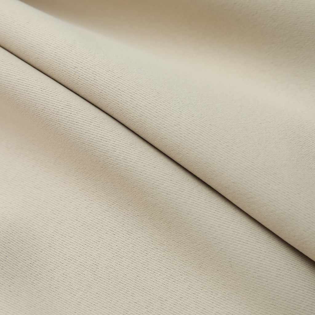 Blackout curtains with hooks 2 units beige 140x245 cm v0234 - Vetonek