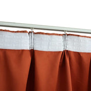 Blackout curtains with hooks 2 units rust color 140x245 cm v0500 - Vetonek