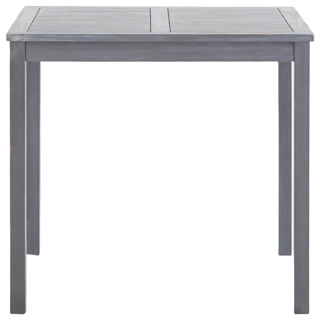 Gray Acacia Wooden Wooden Garden Table 80x80x74 cm