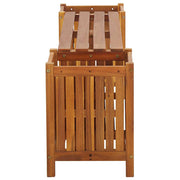 Banc de jardin avec 2 jardinières en acacia massif 150x30x40 cm - Vetonek
