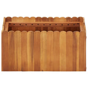 Vetonek Parterre de fleurs en bois d'acacia massif 50x30x25 cm