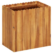 Parterre de fleurs en bois d'acacia massif 50x30x50 cm v2917 Vetonek