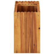 Jardinière en bois d'acacia massif 50x30x50 cm v2917 - Vetonek